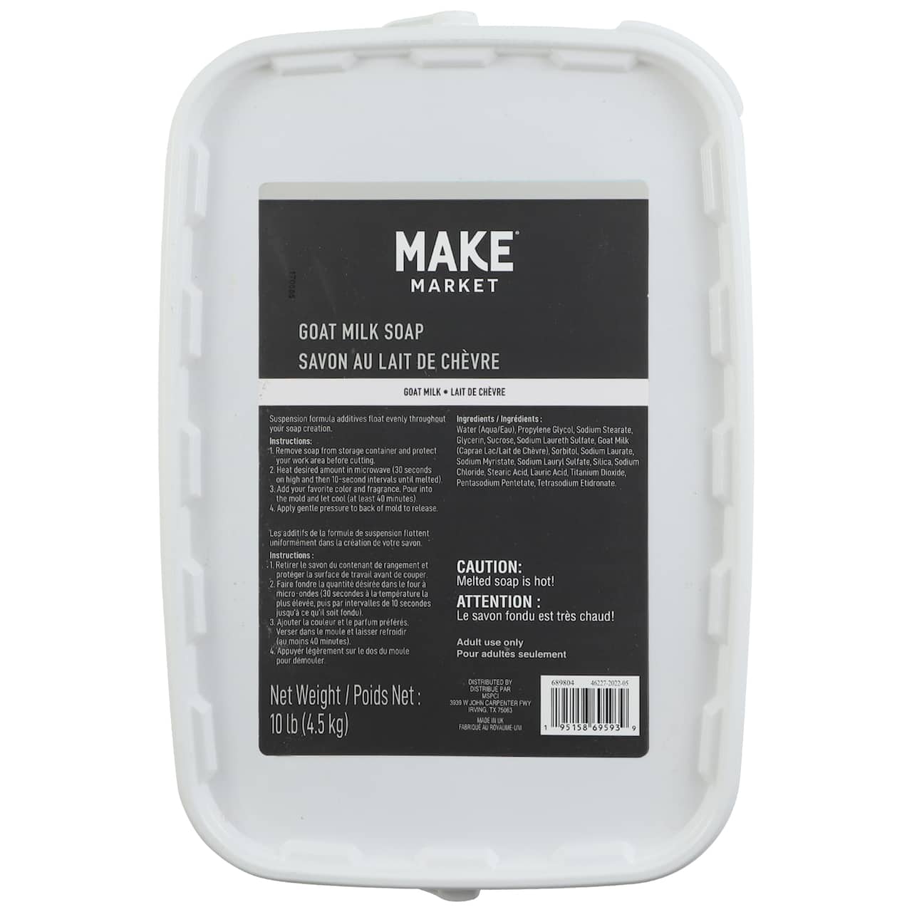 Goat Milk Soap Base, 10lb. by Make Market®